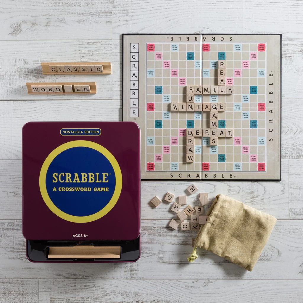 Nostalgia Tin Scrabble