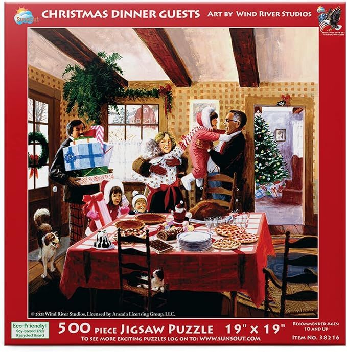 Christmas Dinner Guests 500 pc