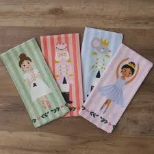 The Nutcracker Characters Christmas Tea Towel Set