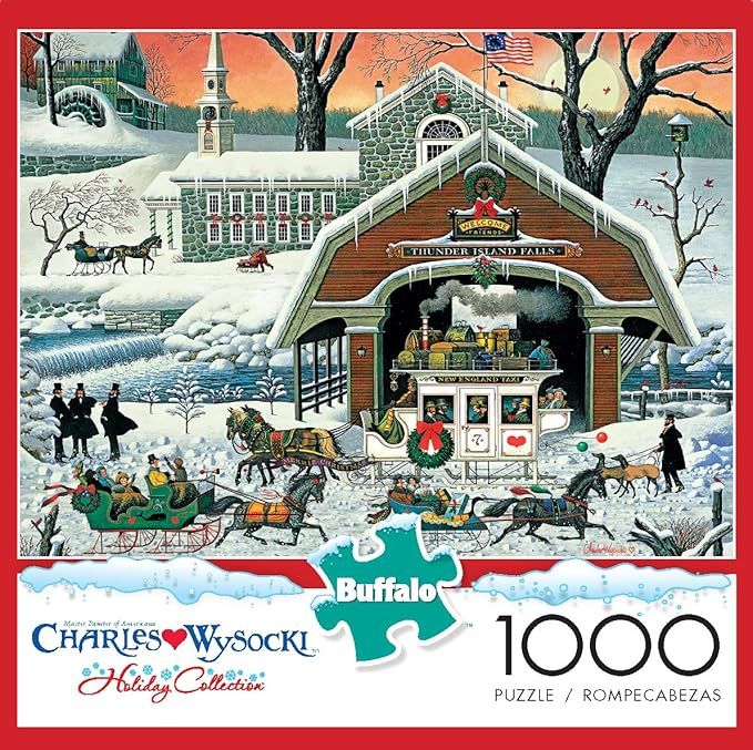 Charles Wysocki Twas' the Twilight Before Christmas 1000 Pc