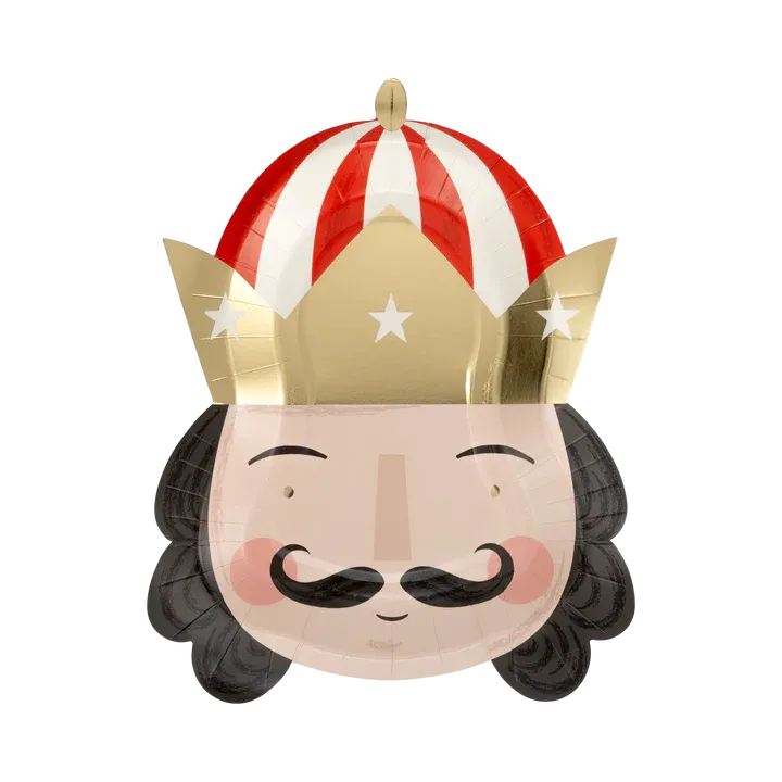 Nutcracker Shaped Head 10&quot; Plate