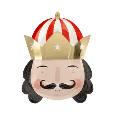 Nutcracker Shaped Head 10&quot; Plate