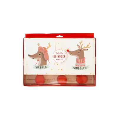 Dear Rodolph Reindeer Banner Set