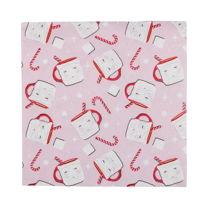 Santa Mug Cocktail Napkin