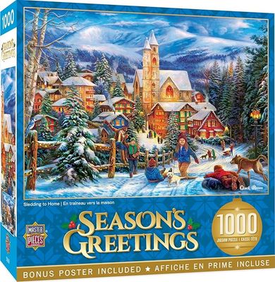 Sledding to Home 1000 pc 