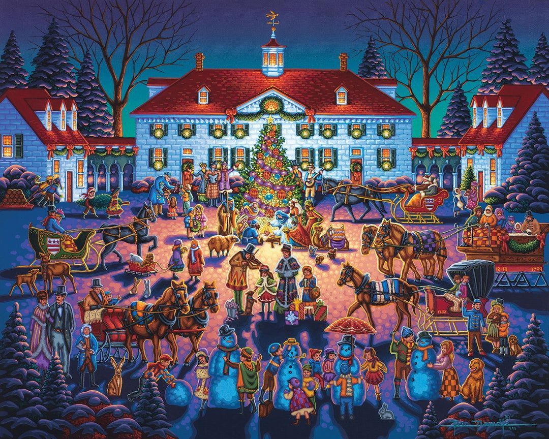 Mt Vernon Christmas 500 pc