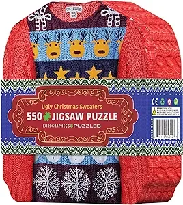 Ugly Christmas Sweaters Tin 550 pc 