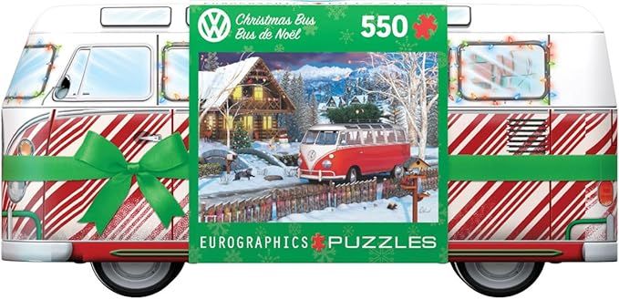VW Christmas Bus tin 550 pc