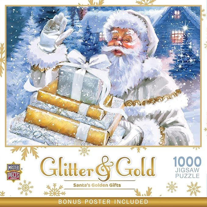 Santa&#39;s Golden Gifts 1000 pc 