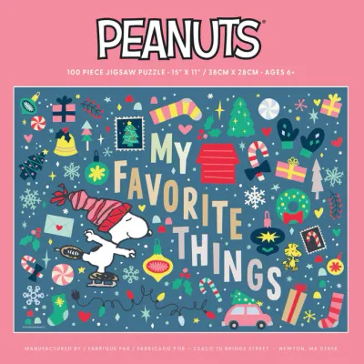 Peanuts Holiday, Snoopy's Favorite Things 100 pc
