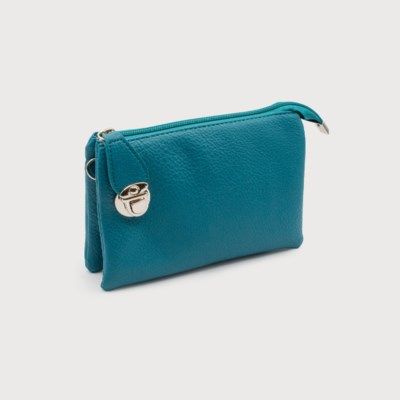 CARACOL Crossbody Clutch w/Pebble Finish