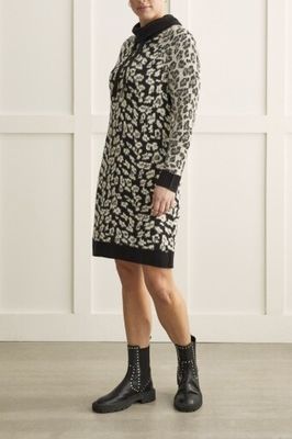 TRIBAL Double Knit Jacquard Dress