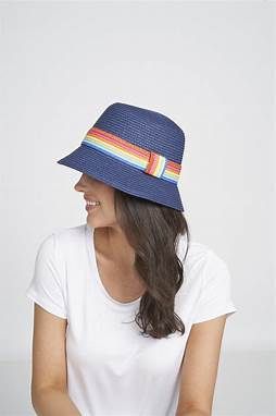 PARKHURST Demi Bucket Navy Hat