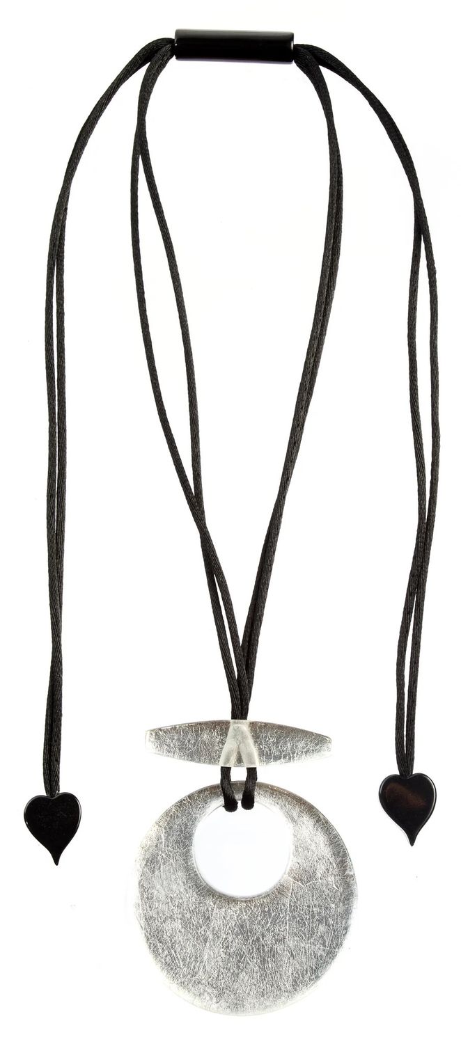 ZSISKA Round Necklace Silver