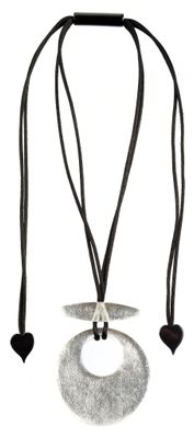ZSISKA Round Necklace Silver