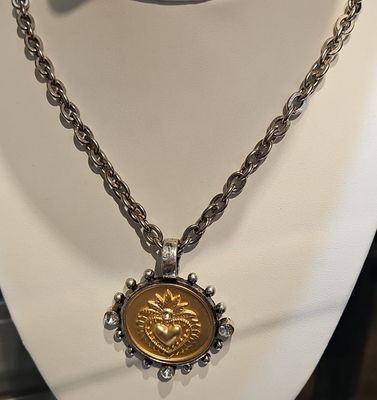HOT ROCKS JEWELLERY Sacred Heart Medallion