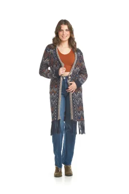 PAPILLON Global Print Cardigan