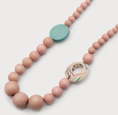 CARACOL Painted Wood Necklace