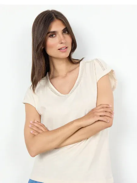 SOYA CONCEPT Babette 57 Cotton, Color: White, Size: XS