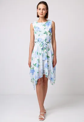 ANGEL EYE Waist Tie Floral Dress