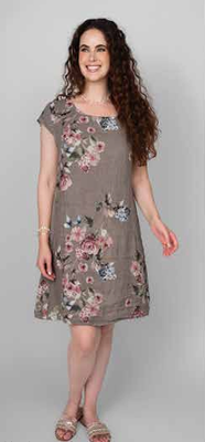 ME &amp; GEE Cap Sleeve Dress w/ Pockets