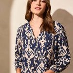 TRIBAL 3/4 Sleeve Dress w/Border