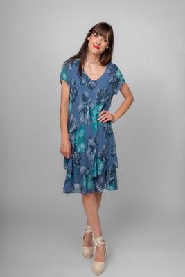ME &amp; GEE Layered Cotton Dress