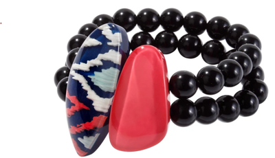 ZSISKA Double Strand Resin Bracelet
