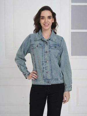 PARSALEY &amp; SAGE Isabell Denim Jacket