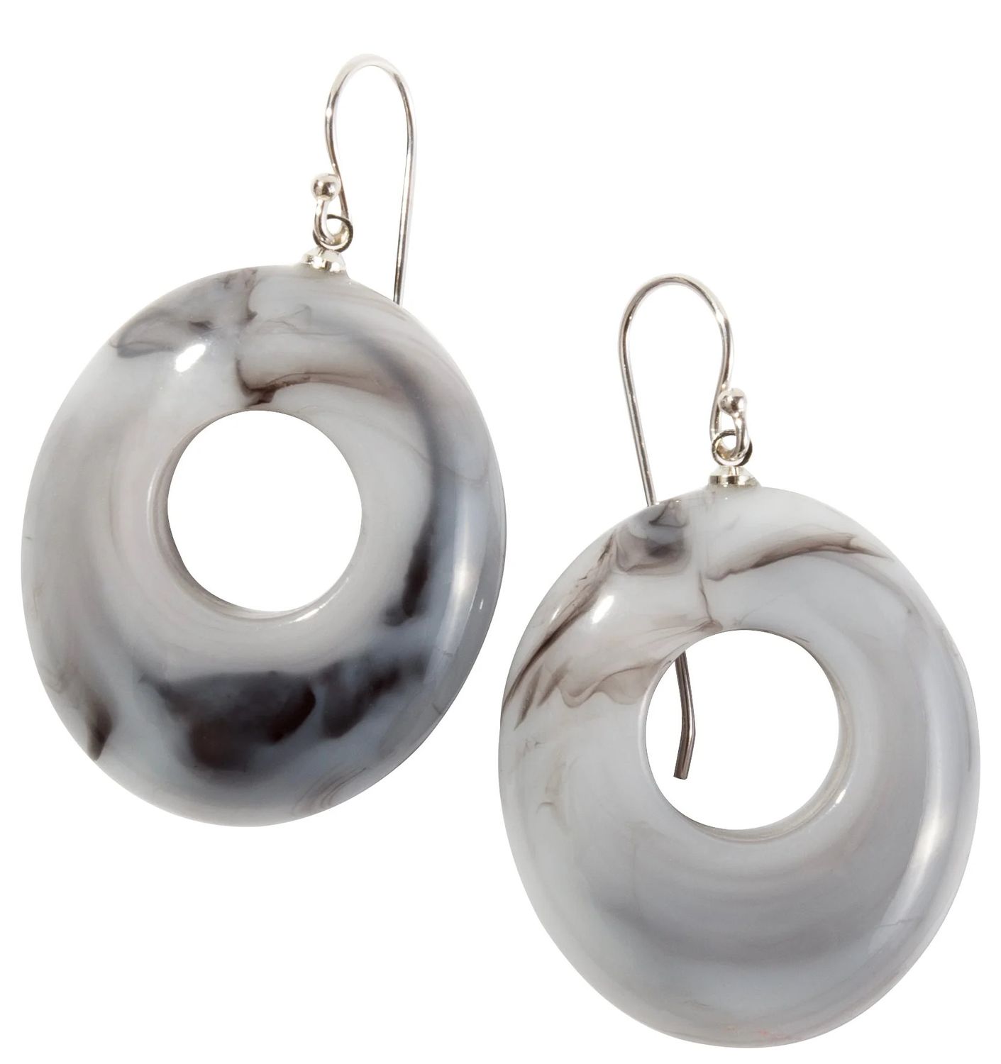 ZSISKA Hanging earrings, Color: Grey