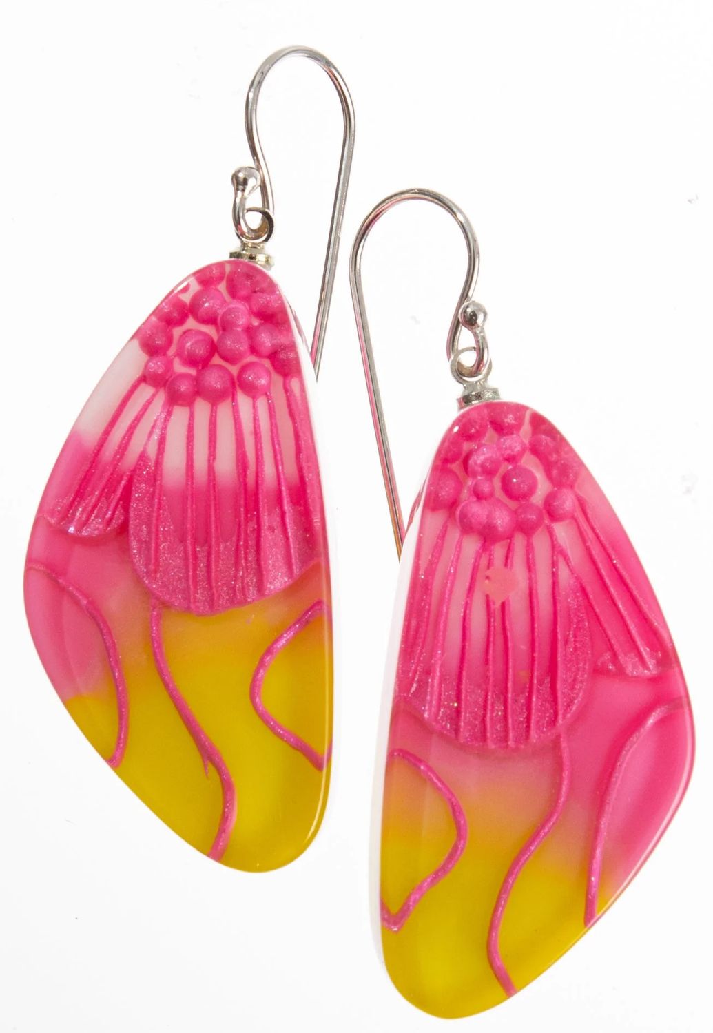 ZSISKA Butterfly Wing Earrings, Color: Pink