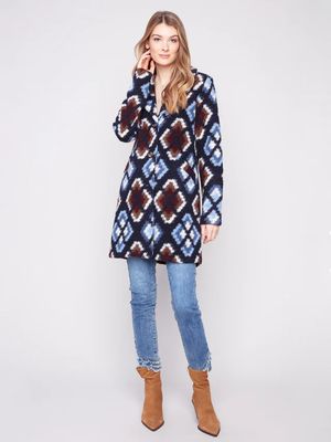 CHARLIE B Plushy Retro Coat