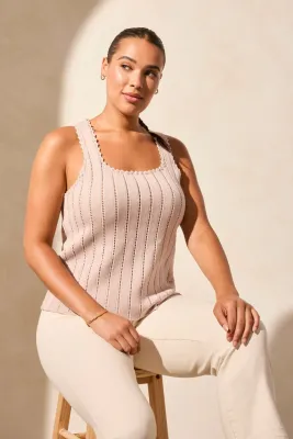 TRIBAL Ribbed Knit Camisole