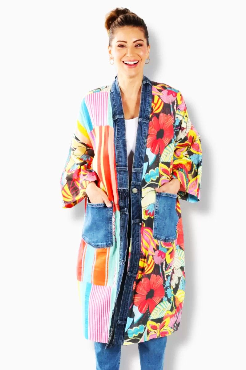 SHANNON PASSERO Mabel Cardigan, Color: Serendipity Print Mix, Size: O/S