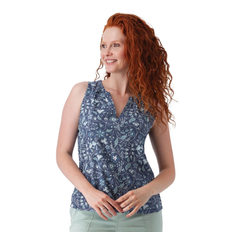 OLD RANCH Kassie Tank, Color: Indigo, Size: XS