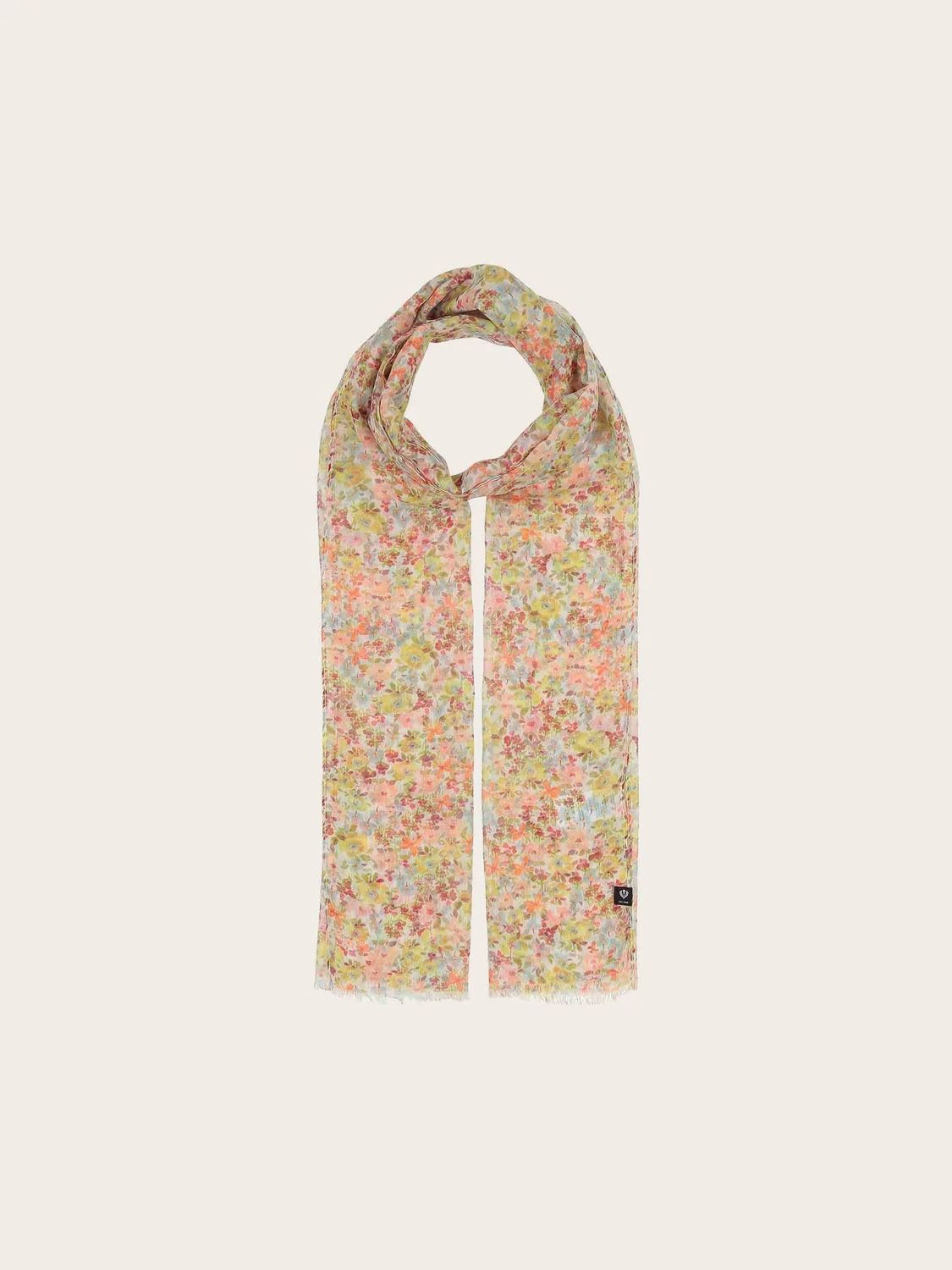 FRAAS Sustainable Millefleur Design Scarf, Color: Bird of Paradise