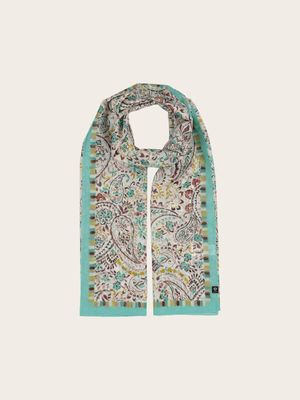 FRAAS Romantic Paisley Silk Blended Scarf