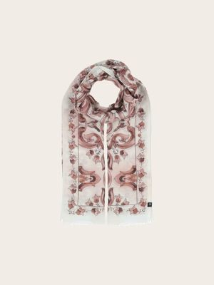 FRAAS Mosaic Design Hemp/Cotton  Scarf