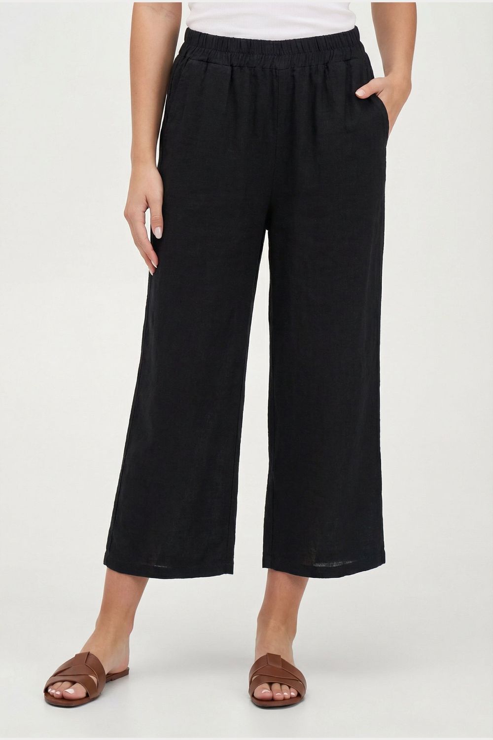 M-ITALY Blended Pants, Color: Black, Size: XS