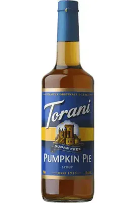TORANI SYRUP - PUMPKIN PIE - SUGAR FREE (750 ML)