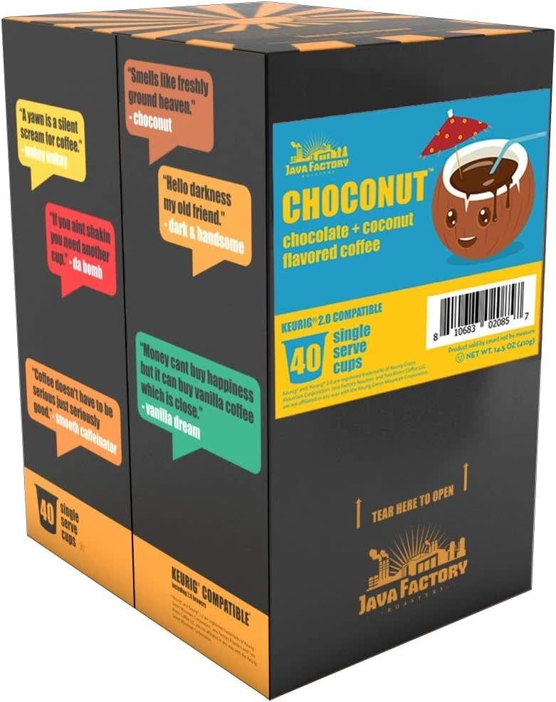 JAVA FACTORY - CHOCONUT 40 K-CUPS