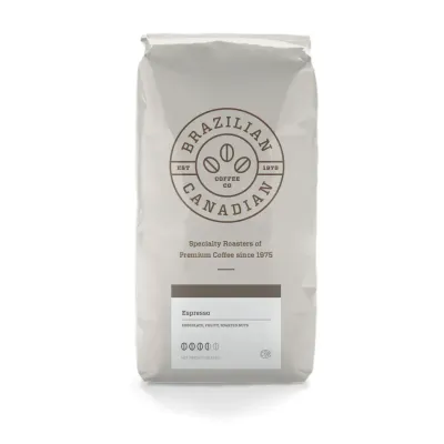BRAZILIAN CANADIAN COFFEE - ESPRESSO WHOLE BEANS (2 lbs)