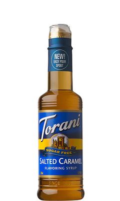 TORANI SYRUP - SALTED CARAMEL - SUGAR FREE  (375 ML)