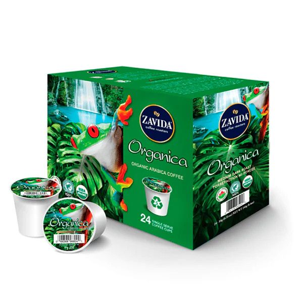 ZAVIDA - ORGANICA MEDIUM DARK 24 K-CUPS