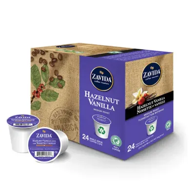 ZAVIDA - HAZELNUT VANILLA 24 K-CUPS