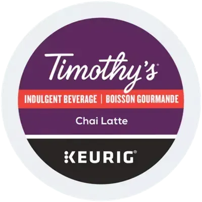 TIMOTHY'S - CHAI LATTE 24 K-CUPS