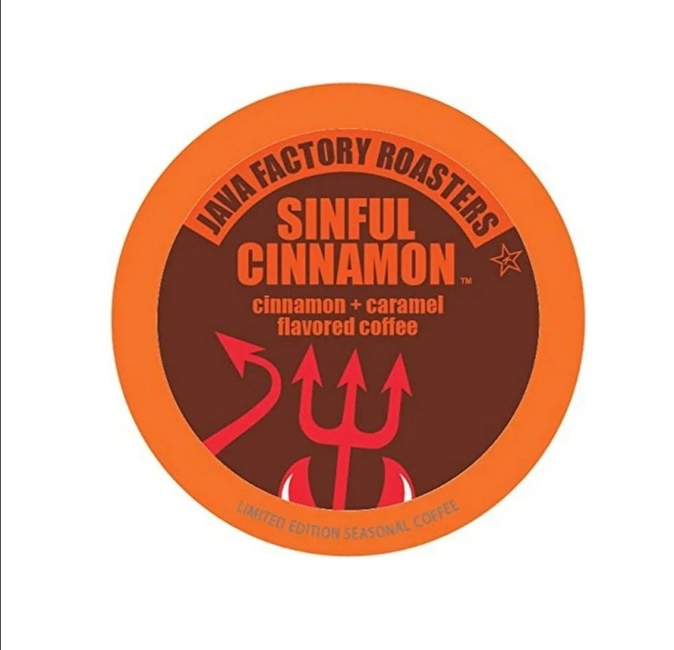 JAVA FACTORY - SINFUL CINNAMON 40 K-CUPS