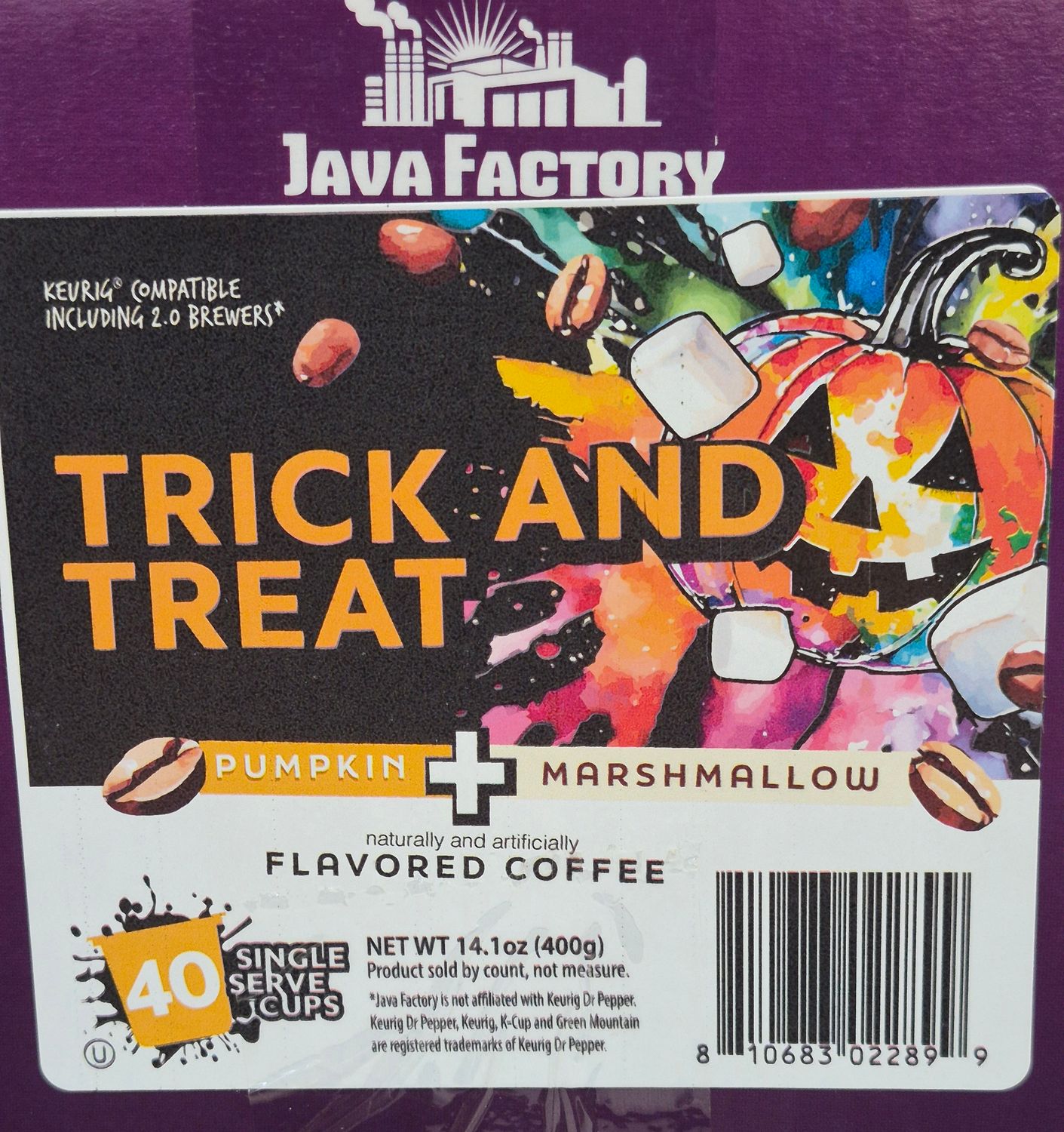 JAVA FACTORY - TRICK &amp; TREAT 40 K-CUPS