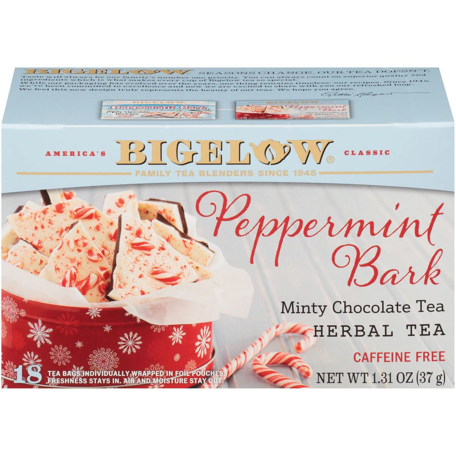 BIGELOW - PEPPERMINT BARK 20 TEA BAGS