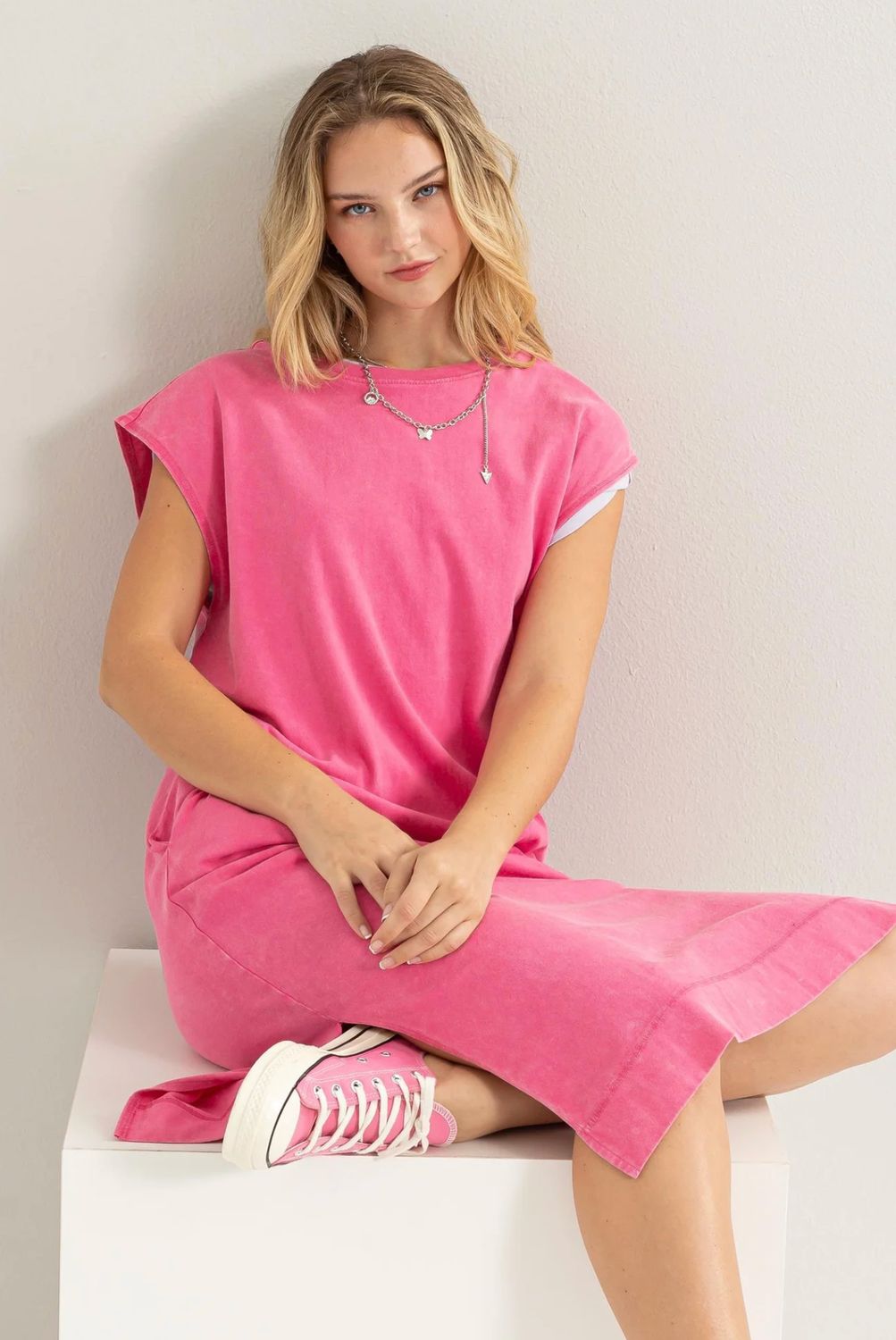 bailey dress, Color: raspberry, Size: S